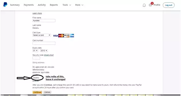 Nigeria PayPal 