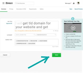 Fiverr gig