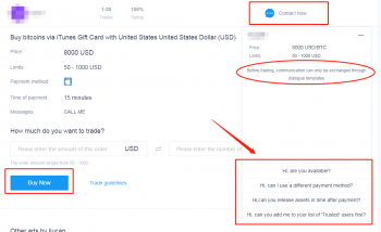 Coincola sell itunes gift card 
