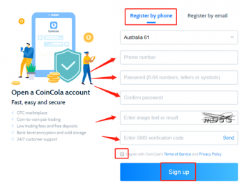 Coincola best Crytocurreny exchange sign up