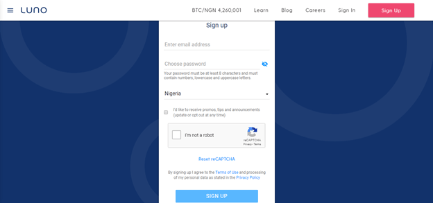 Luno Wallet