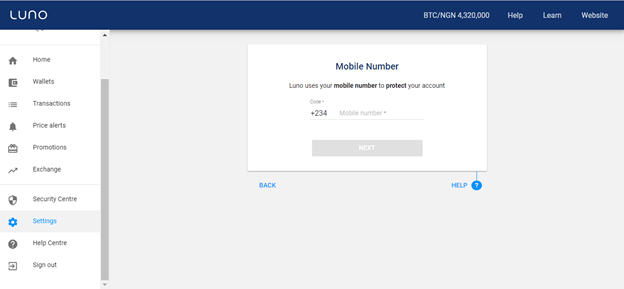Luno Wallet