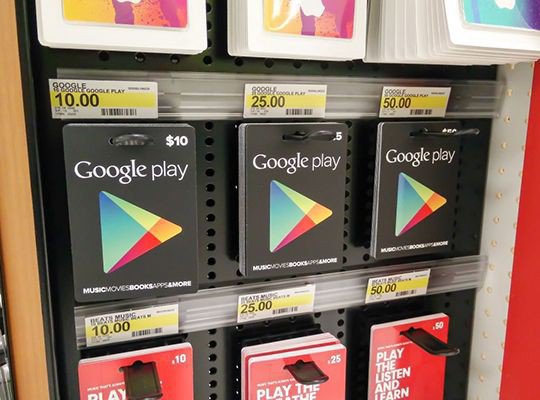 e gift cards 