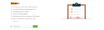 Smrush Site Audit