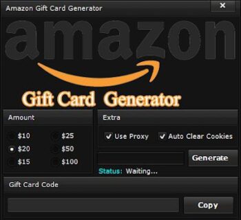 Amazon gift card generator