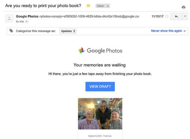 Google Abandonment Cart Email Template