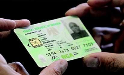 National identity card fees