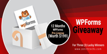 WPForms Giveaway for wordpress
