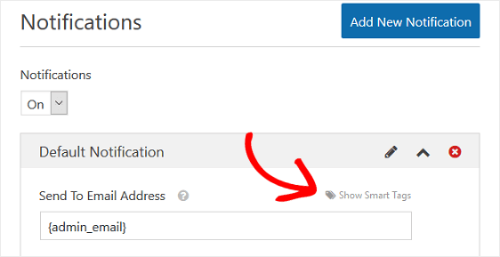 WPForms Email notification 