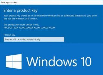windows 10 product key