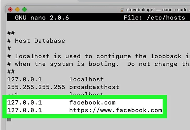 Block a Website On Mac