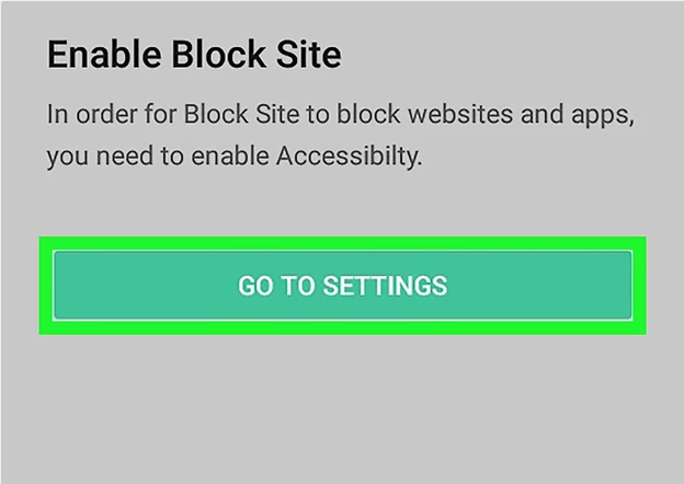 Enable block site on Android 