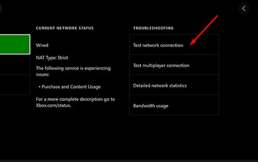 Test connection vpn for xbox one