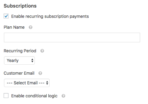 Receive Online payments with wpforms 