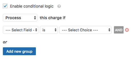 Enable Conditional Logic for PayPal 