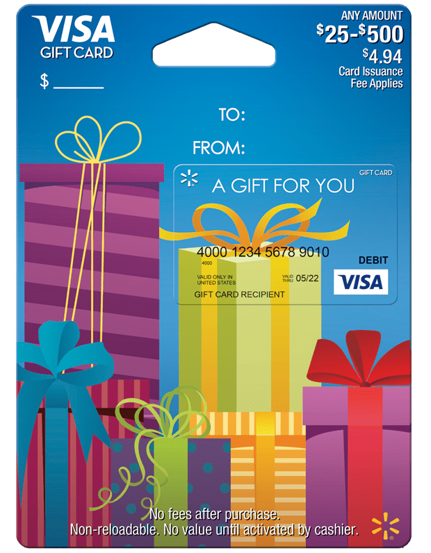 Buy Visa Gift Card from Walmart