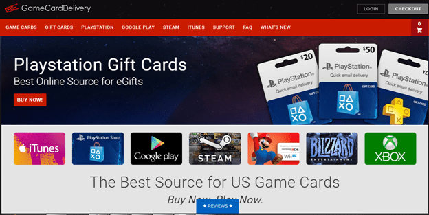 Game Card Delivery Paypal Credit for Amazon