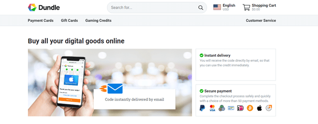 Dundle Paypal Credit for Amazon