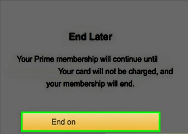How to end and Cancel Amazon Prime Free Trial