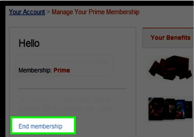 Manage Prime Membership