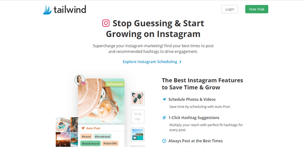 Post Instagram posts From Any Website with Tailwind 