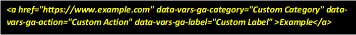 event tracking in google analytics example