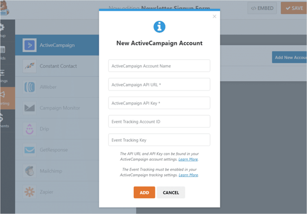 Set up ActiveCampaign account for email marketing 