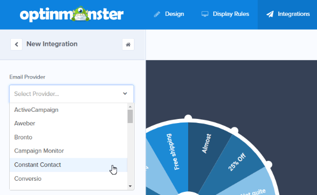 Optinmonster email Marketing 