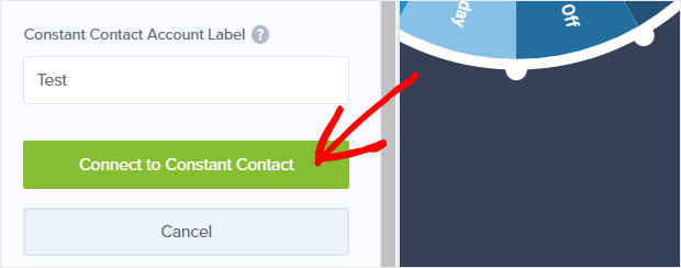 Connect to Constant Contact.