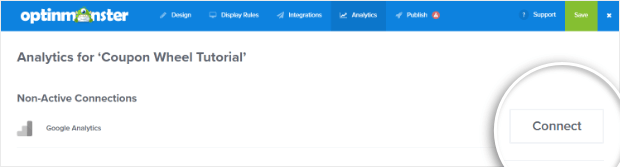 Google Analytics with OptinMonster 