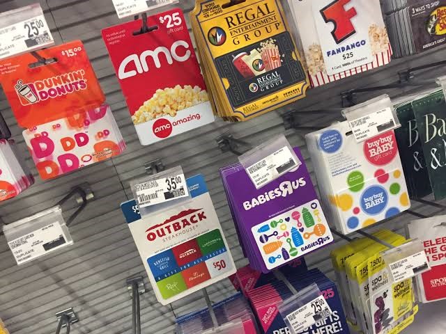 Most Popular Gift Cards