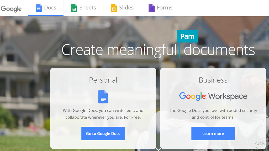 Google Docs Free Online Pdf Editor