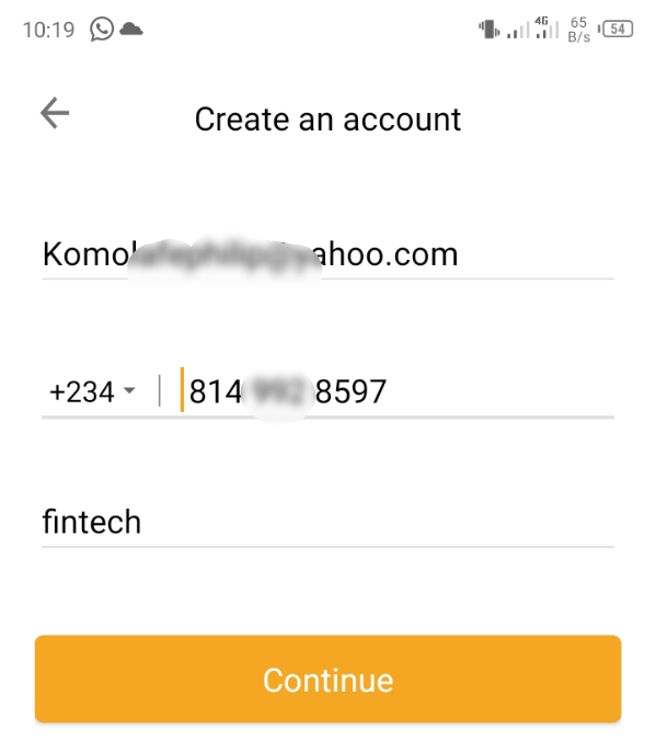 fill in your phone and number on barter card