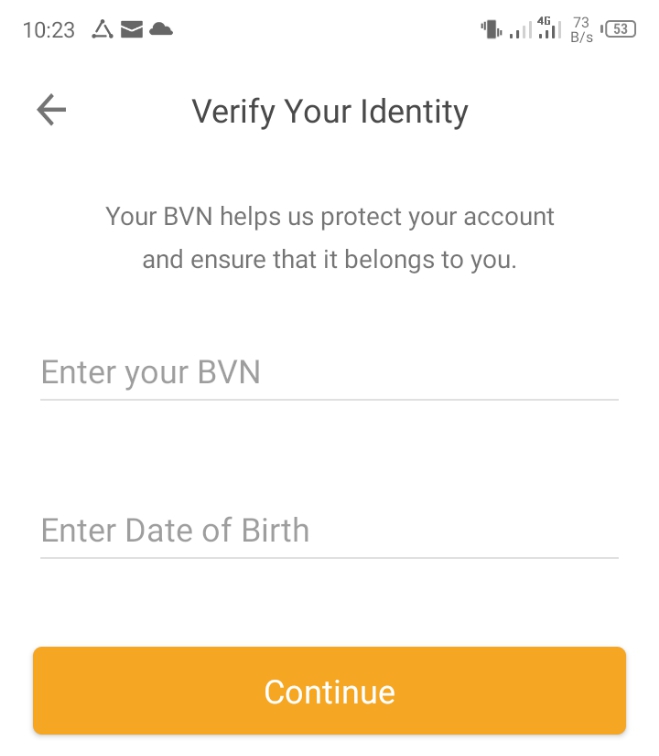 update your Bvn on barter app