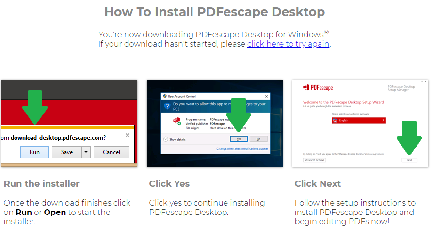 Download and install the PDFescape software on your laptop or desktop computer.