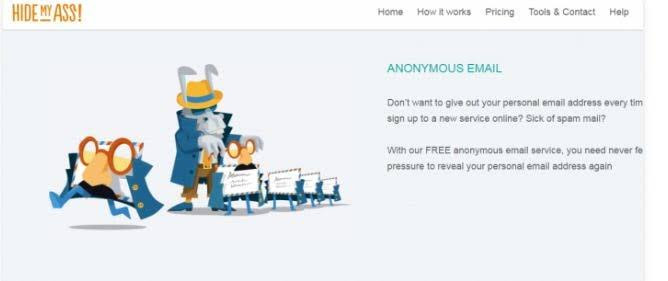 HideMyAss 10 minutes email address providers 
