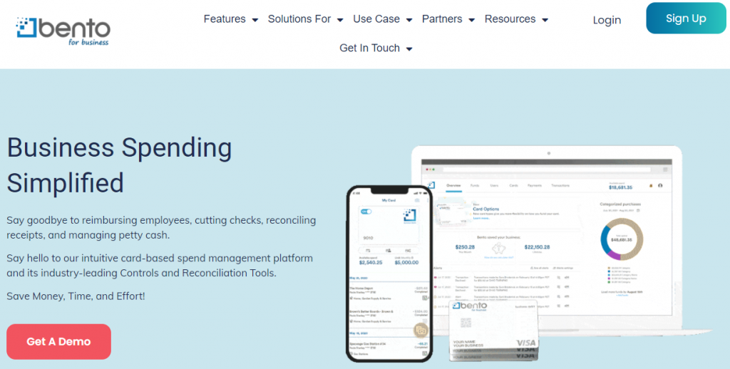Business Spending Management | Bento for Business