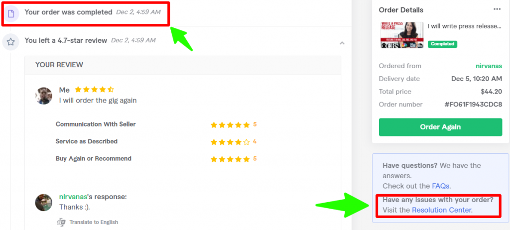 Can You Get Refunded Even When Order is Completed On Fiverr?