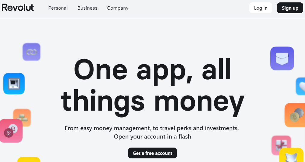 Revolut virtual credit cards