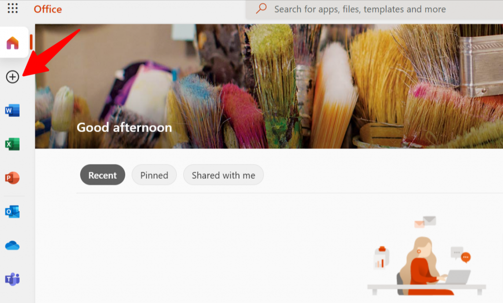 Method #3. Visit office.com