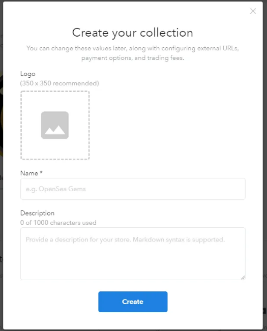 configure the collection data