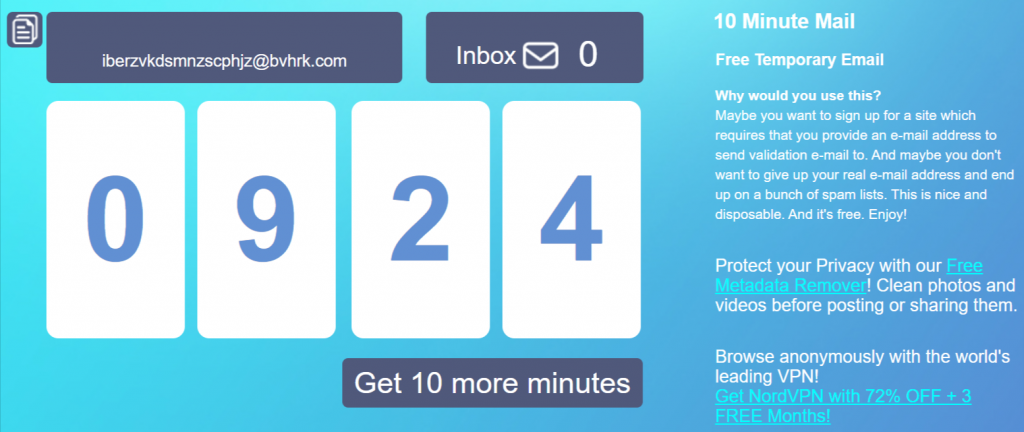 10Minutemail.com