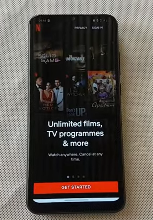 Step #2: Open the Netflix App