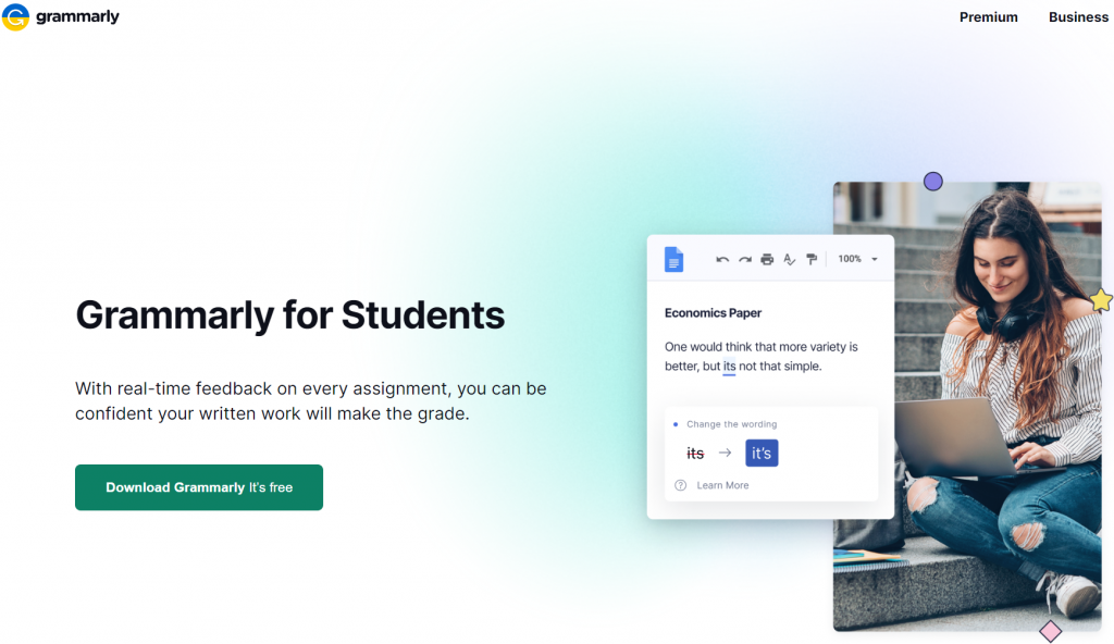 appeal for free grammarly on student mail