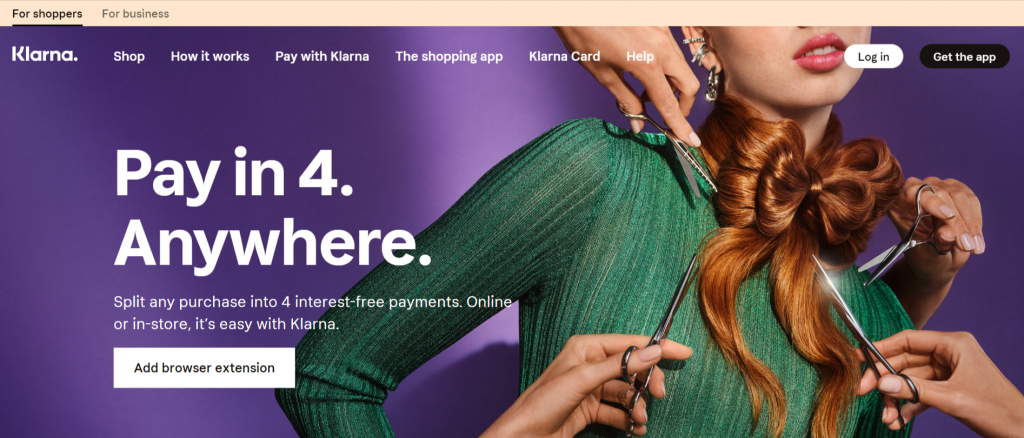 Klarna Buy Now, Pay Later with No Credit Check