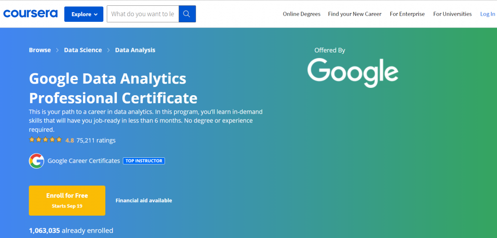 Data Analytical Professional
