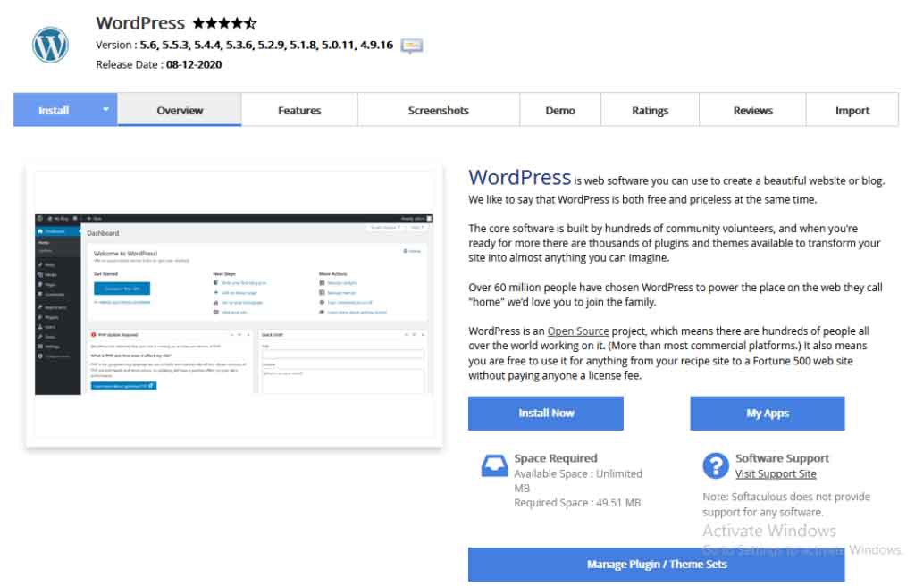 Install WordPress