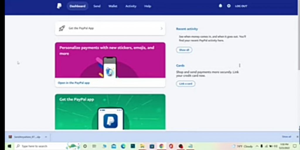 PayPal account and have a fully functioning PayPal account