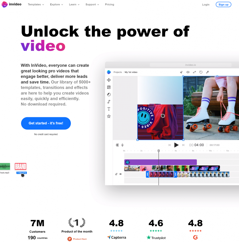 Online-Video-Editor-Video-Creator-InVideo