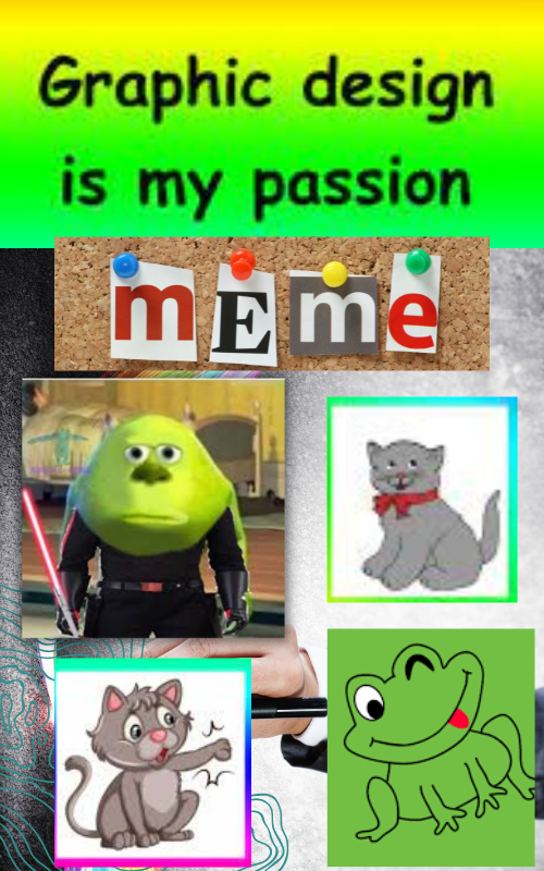 Graphic Design is my Passion Memes and Stickers 